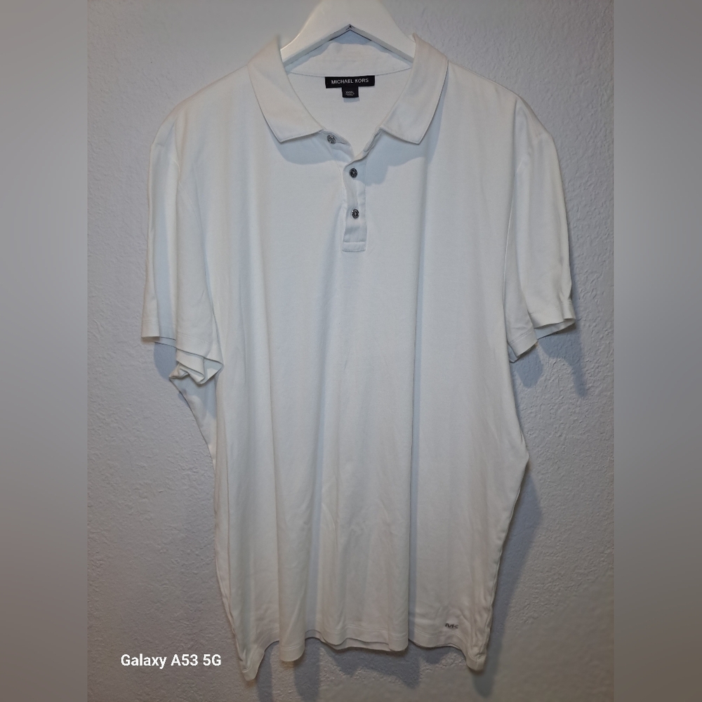 Michael Kors Classic White Polo Shirt